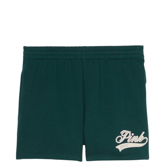 VS PINK SHORTS CAMPUS SWEAT GREEN xl - Picture 2 of 3